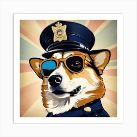 Police Dog 4 Art Print