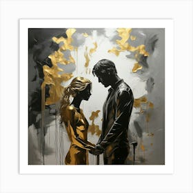 'Golden Couple' 1 Art Print