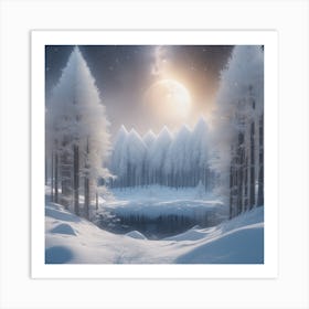 Winter Landscape 4 Art Print