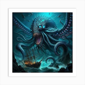 Octopus 2 Art Print