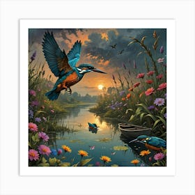 Kingfisher Art Print