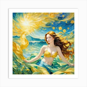 Mermaid fyjj Art Print