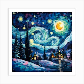 Starry Night 16 Art Print