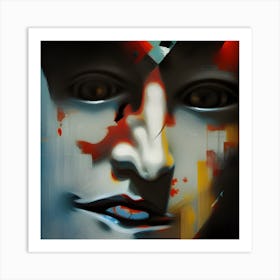 Face Of A Woman 1 Art Print