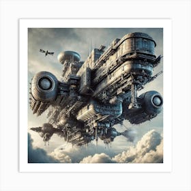 Sky Fortress Emberheart Anti Gravitational 1 Art Print