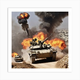 Syria War 3 Art Print