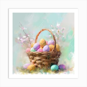 Easter Basket Art Print