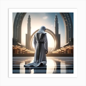 Islamic Man Praying Art Print