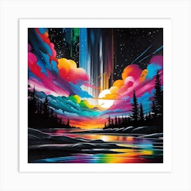 Rainbows In The Sky 1 Art Print