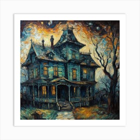 Haunted House Art Print