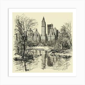 Central Park 5 Art Print