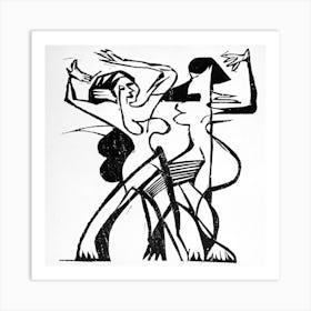 Dancers 3 Art Print