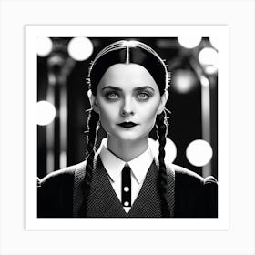 Wednesday Adams Art Print