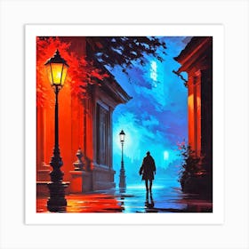 Night In The City 10 Art Print