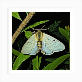 Moths Insect Lepidoptera Wings Antenna Nocturnal Flutter Attraction Lamp Camouflage Dusty (15) Art Print