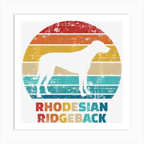 Rhodesian Ridgeback Vintage Art Print