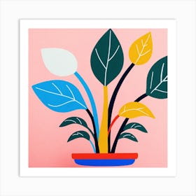 Plant In A Pot 6 Art Print