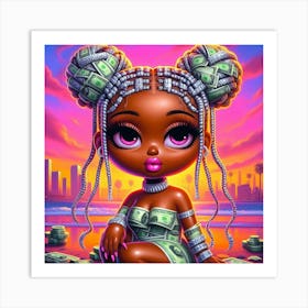 Money Girl 20 Art Print