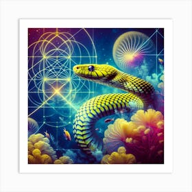 Snake In The Sky 1 Art Print