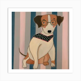 Jack russell terrier Art Print