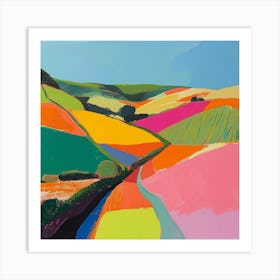 Abstract Travel Collection Great Britain 2 Art Print