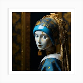 Woman With Pearl Earring Art Print