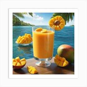 Mango Juice 1 Art Print