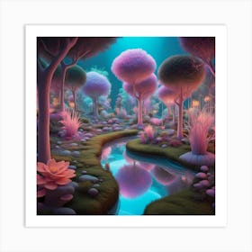 Fairytale Forest 2 Art Print