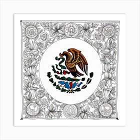 Mexico Flag 4 Art Print
