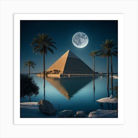 Egyptian Pyramid Art Print