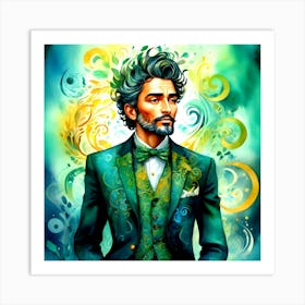 Man In A Suit Art Print