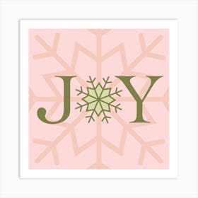 Snowflake Joy Art Print Art Print