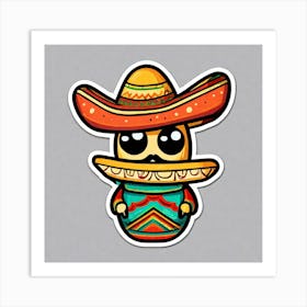 Mexican Sombrero 1 Art Print