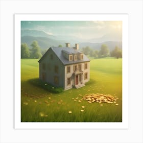 The Golden House X4 Art Print