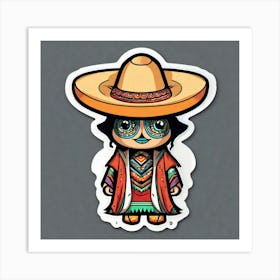 Mexican Girl 7 Art Print