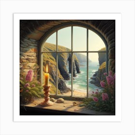 Window To The Sea 1 Art Print