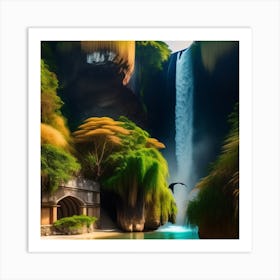 waterfall Art Print