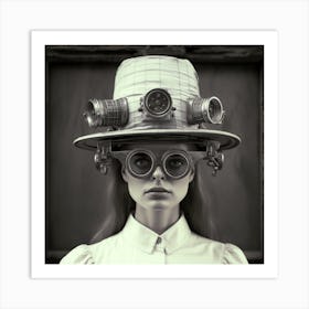 Steampunk Hat Art Print