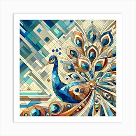 Peacock 19 Art Print