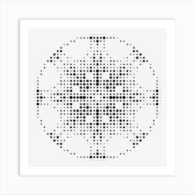 Dot Mandala 09 Art Print