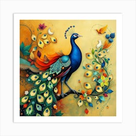 Peacock 1 Art Print