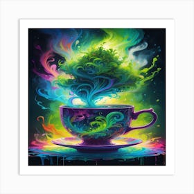 I Love Tea Art Print