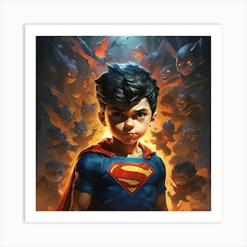 Super Shadows Boy Of Tomorrow Art Print 2 Art Print