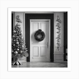 Christmas Door 59 Art Print