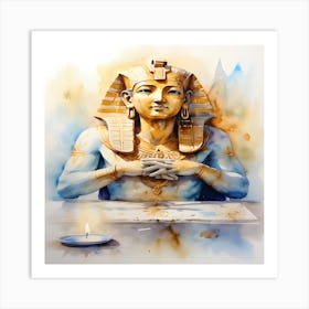 King of the ancient Egyptians Art Print