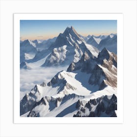 Mountain Range Art Print