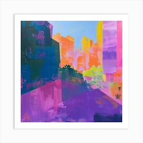 Abstract Park Collection High Line Park New York City 3 Art Print