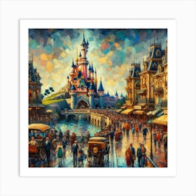 Disneyland, France 5 Art Print