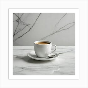 Coffee Cup With Saucer Art Print