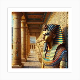 Pharaoh Egypt 1 Art Print